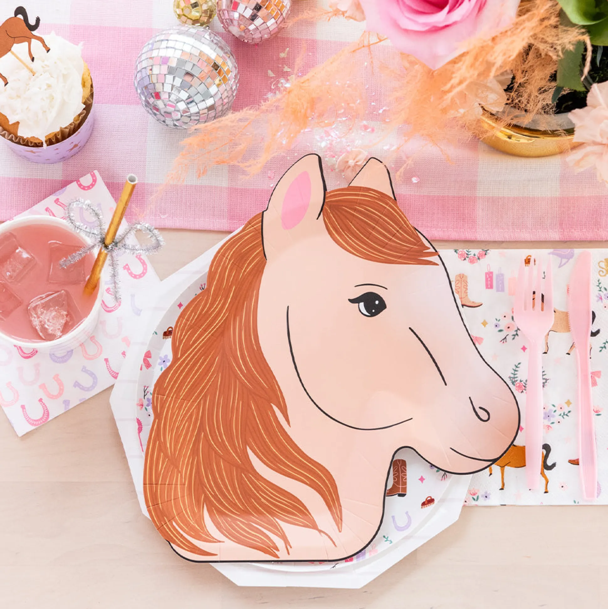 Pony Tales "Pony" Dinner Plates, Pack of 8