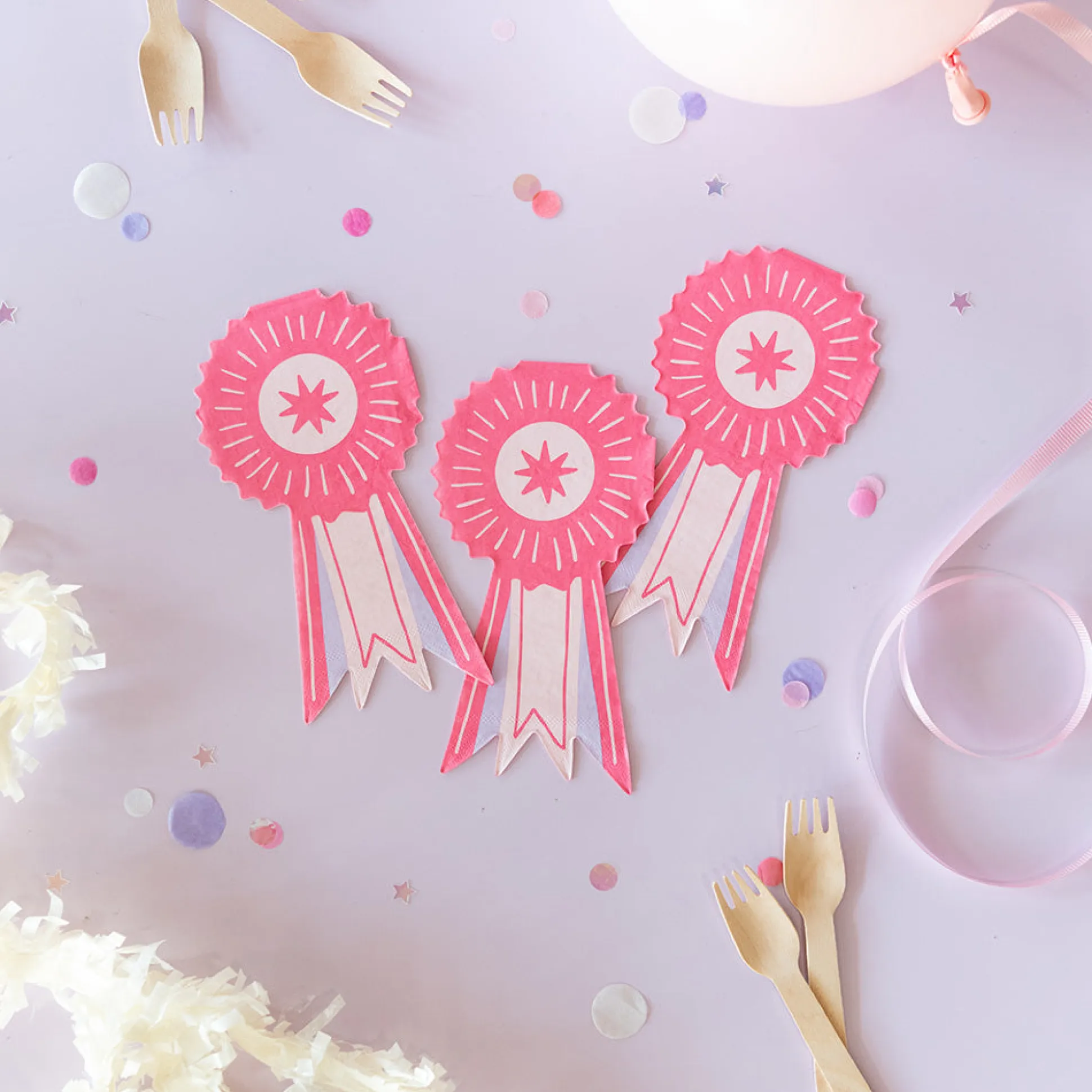 Pony Tales "Show Ribbon" Guest Napkins, Pack of 16