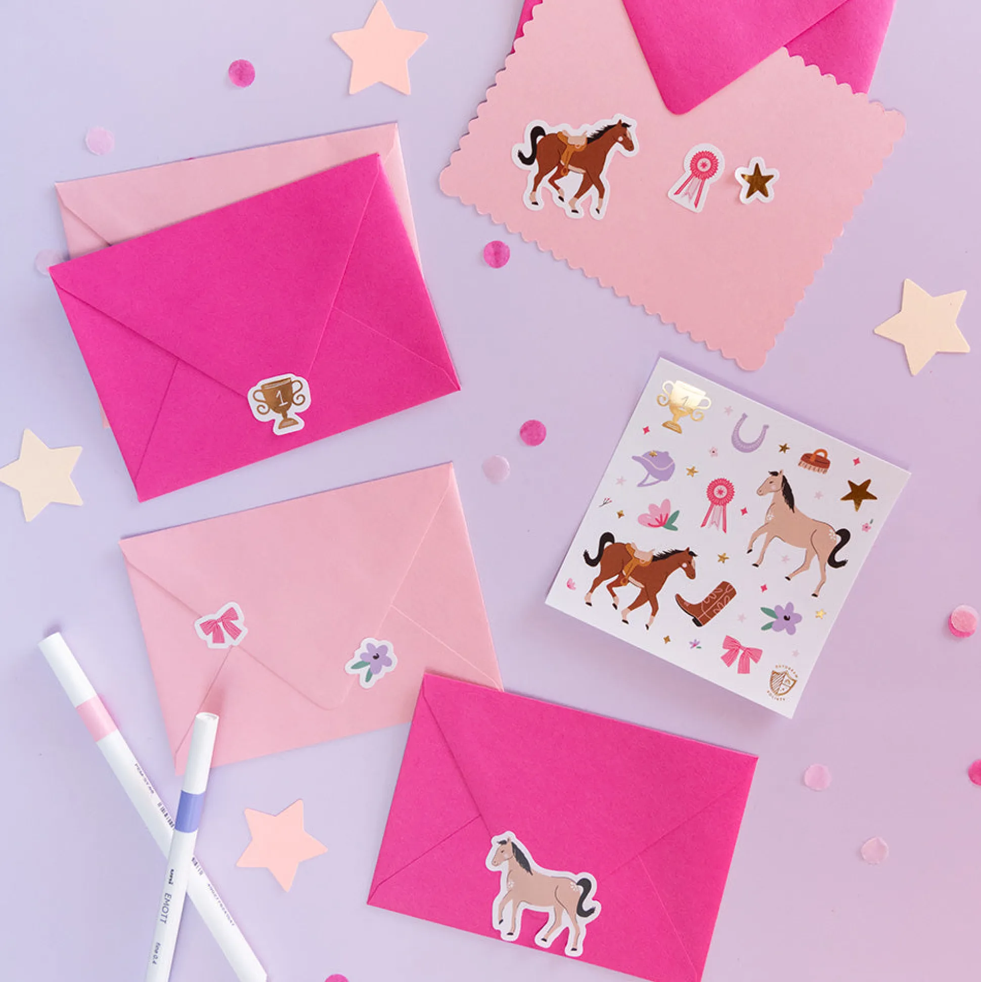 Pony Tales Sticker Set, Pack of 4