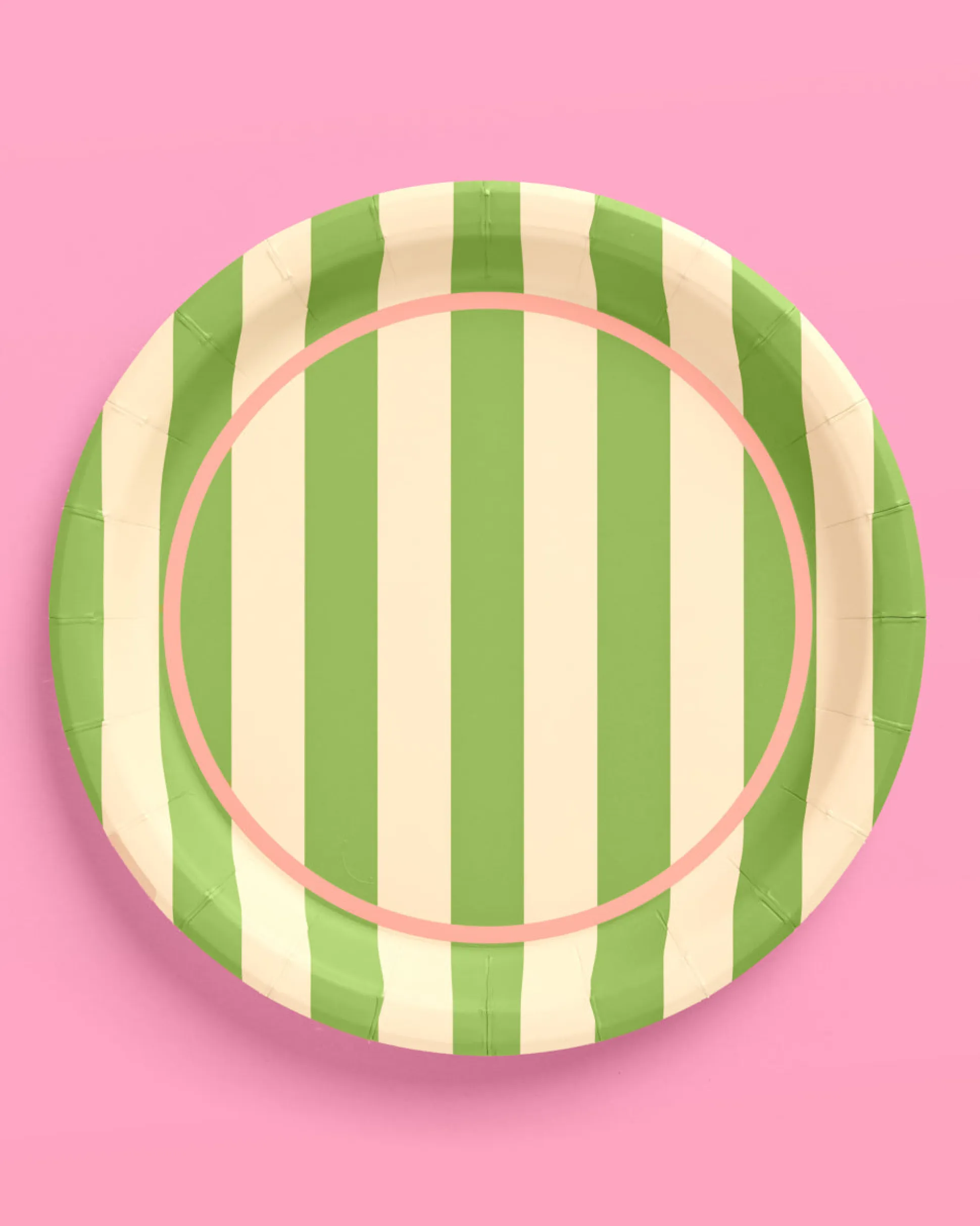 Pool Boy Plates - 24 striped paper plates