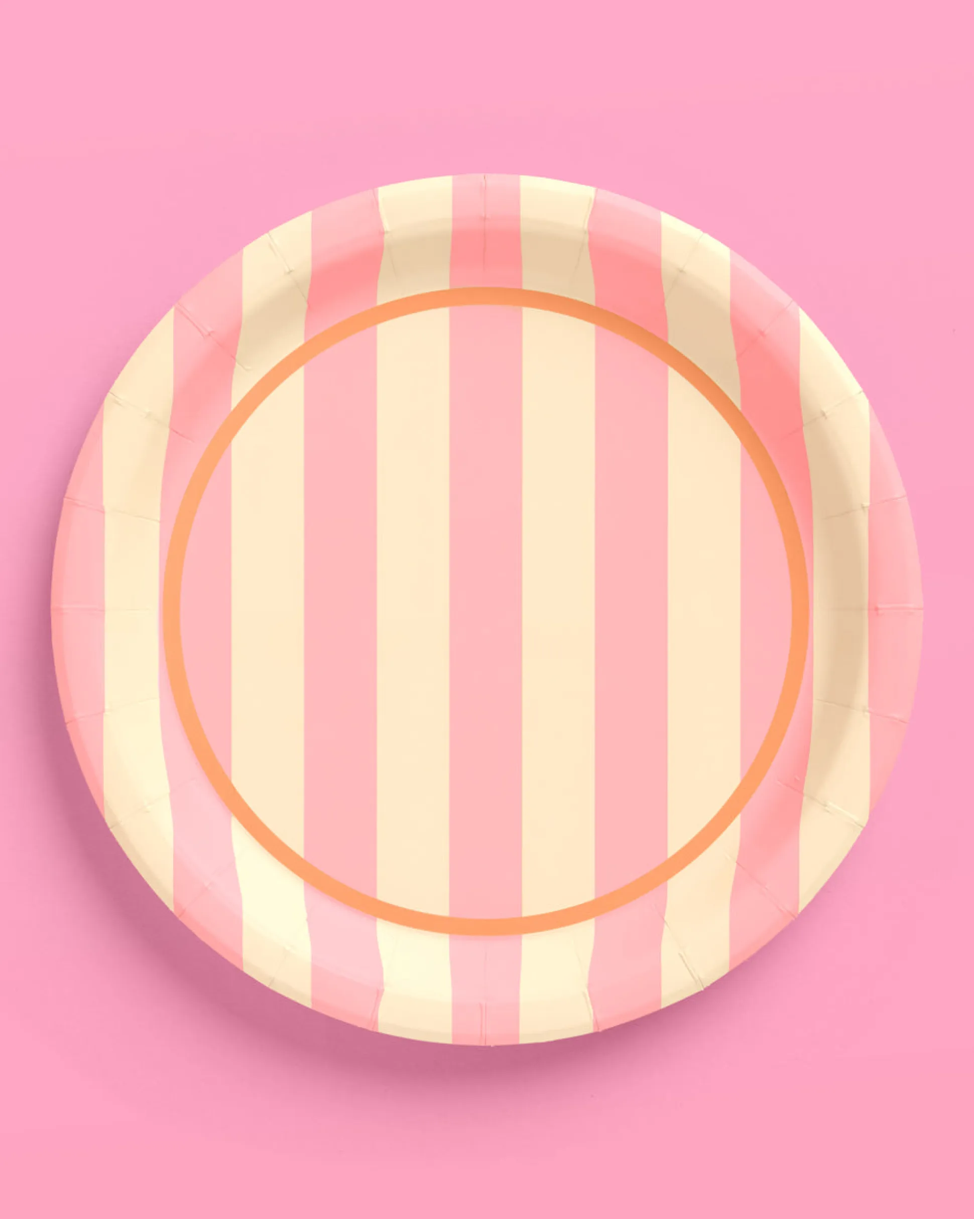 Pool Boy Plates - 24 striped paper plates