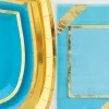 Posh Blue My Mind Cocktail Napkins, Pack of 20