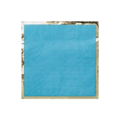 Posh Blue My Mind Cocktail Napkins, Pack of 20