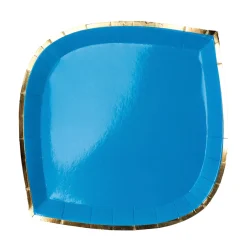 Posh Blue My Mind Dinner Plates, Set of 8