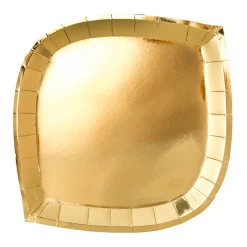 Posh Gold To Go Charger Plates, Pack of 8