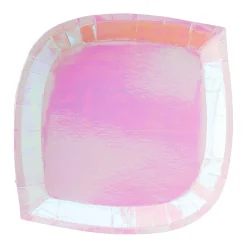 Posh Just Peachy Charger Plates, Pack of 8