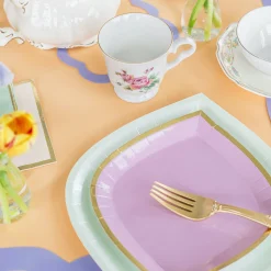 Posh Mint to Be Dinner Plates, Pack of 8