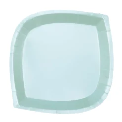 Posh Mint to Be Dinner Plates, Pack of 8