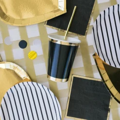 Posh Noir Cocktail Napkins, Pack of 20