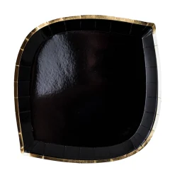 Posh Noir Dinner Plates, Pack of 8