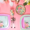 Posh PinkAholic Dinner Plates, Pack of 8