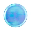 Post Bubble Mint Round Dessert Plate, Pack of 8