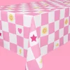 Preppy Party Tablecloth - Washable Table Cover