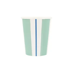 Preppy Stripe Cups, Pack of 8