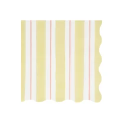 Preppy Stripe Large Napkins, Pack of 16
