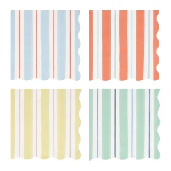Preppy Stripe Large Napkins, Pack of 16
