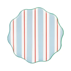Preppy Stripe Side Plates, Pack of 8