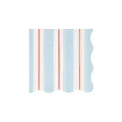Preppy Stripe Small Napkins, Pack of 16