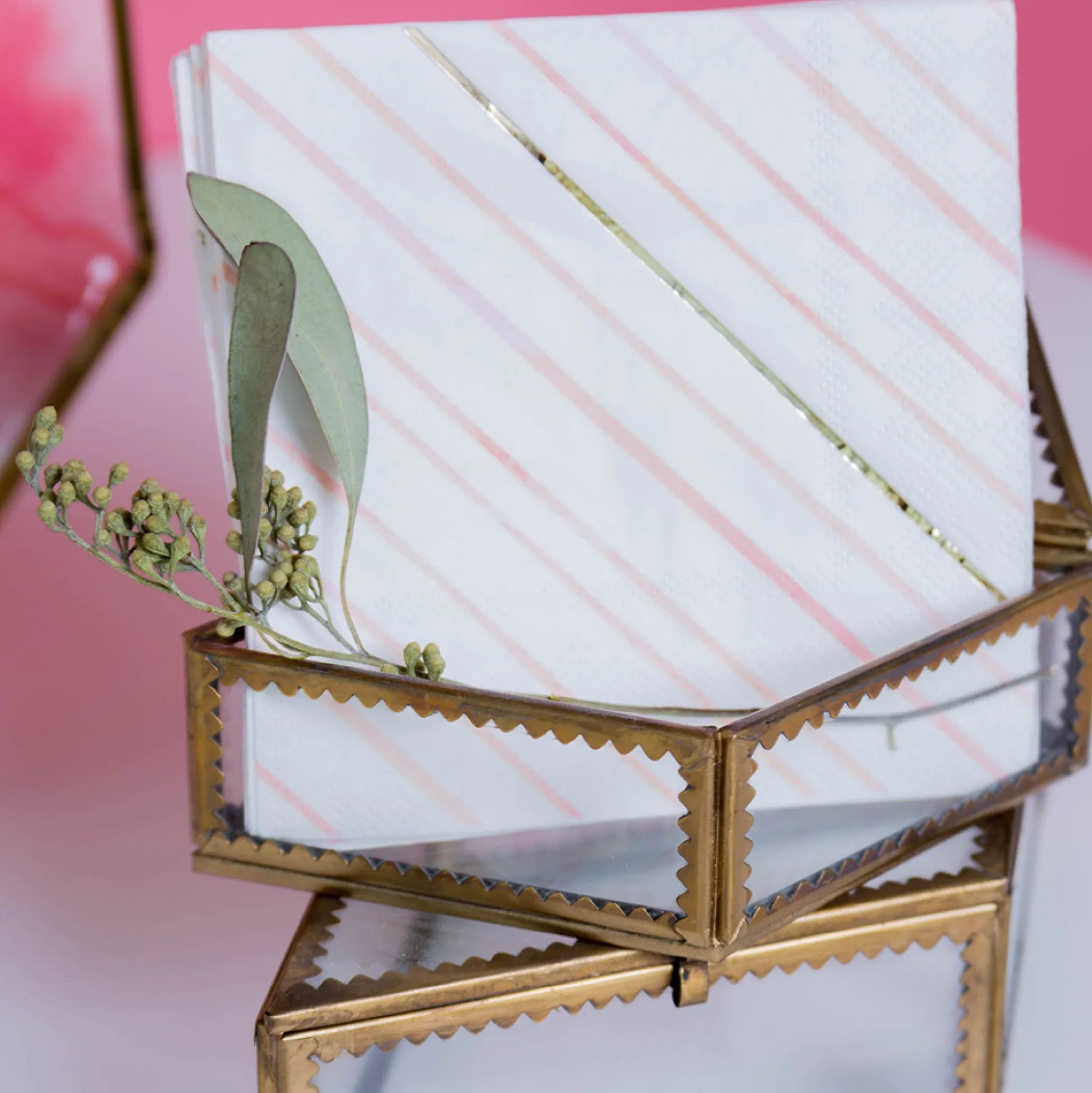 Pretty in Pink Cocktail Napkins, Pack of 20