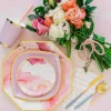 Pretty in Pink Dessert Plates, Pack of 8