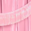 Pretty in Pink Fringe - light pink fringe banner