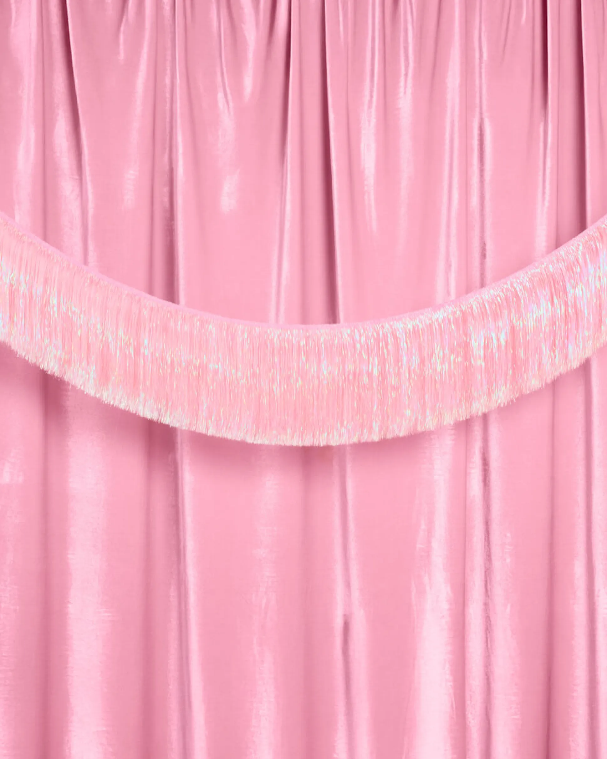 Pretty in Pink Fringe - light pink fringe banner