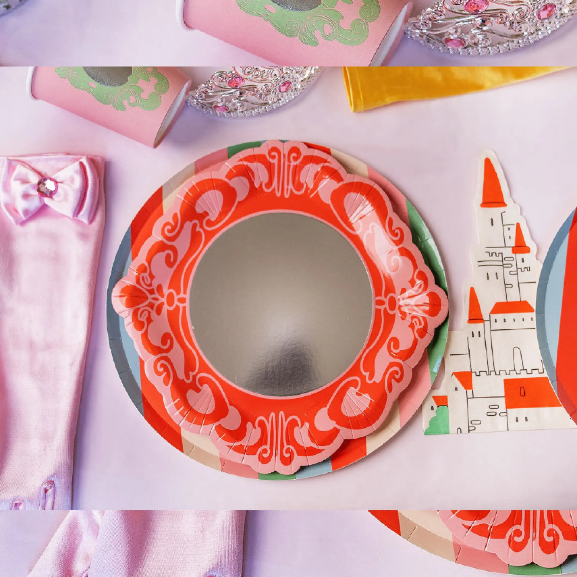Princess Mirror Mirror Party Castle Napkins, Pack of 20