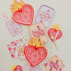Queens Card Dinner Plates, Pack of 8