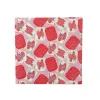 Queens Four Of A Kind Patterned Large Napkins, Set of 16