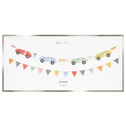 6' Race Cars Garland