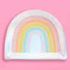 Rainbow Plates, Pack of 25