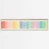 Rainbow Striped Mini Candles, Pack of 50
