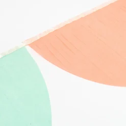Rainbow Tissue Paper Scallop Garlands