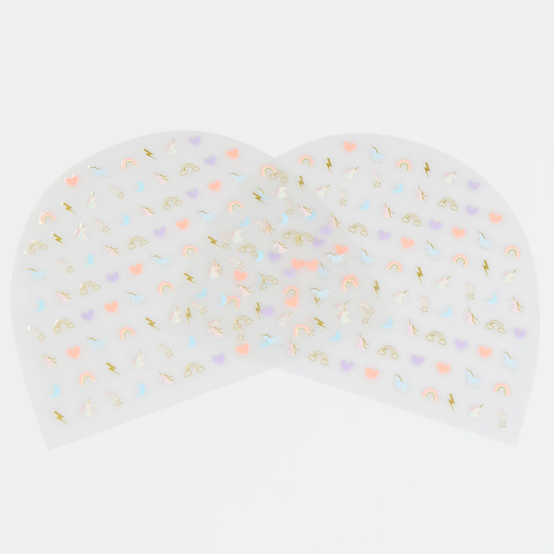 Rainbow Unicorn Nail Stickers (x 200)