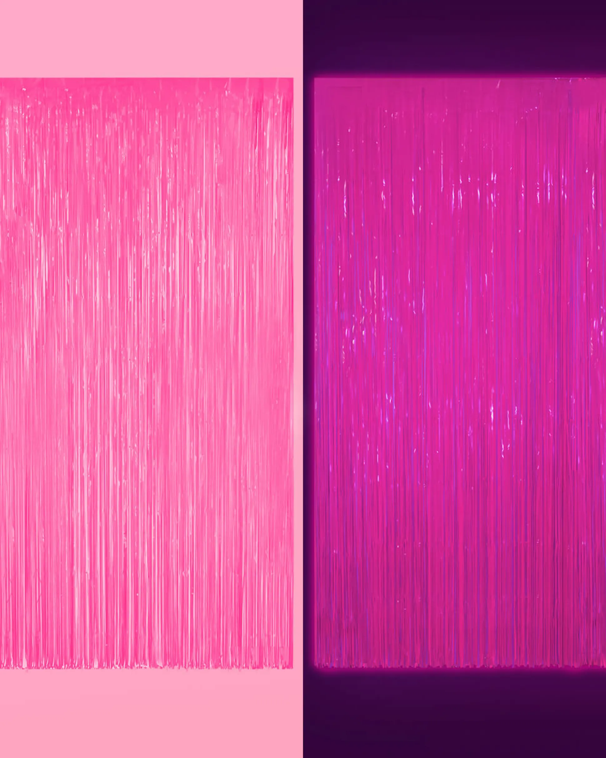 Rave Girl Glo Curtain - neon curtain