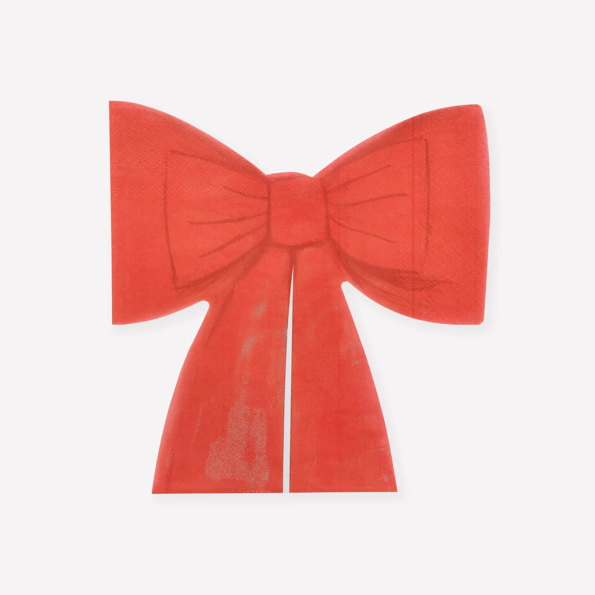 Red Bow Napkins, Pack of 16