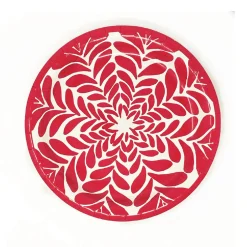 7" Red Paper Plates, Pack of 8