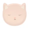 Reusable Pink Cat Plate
