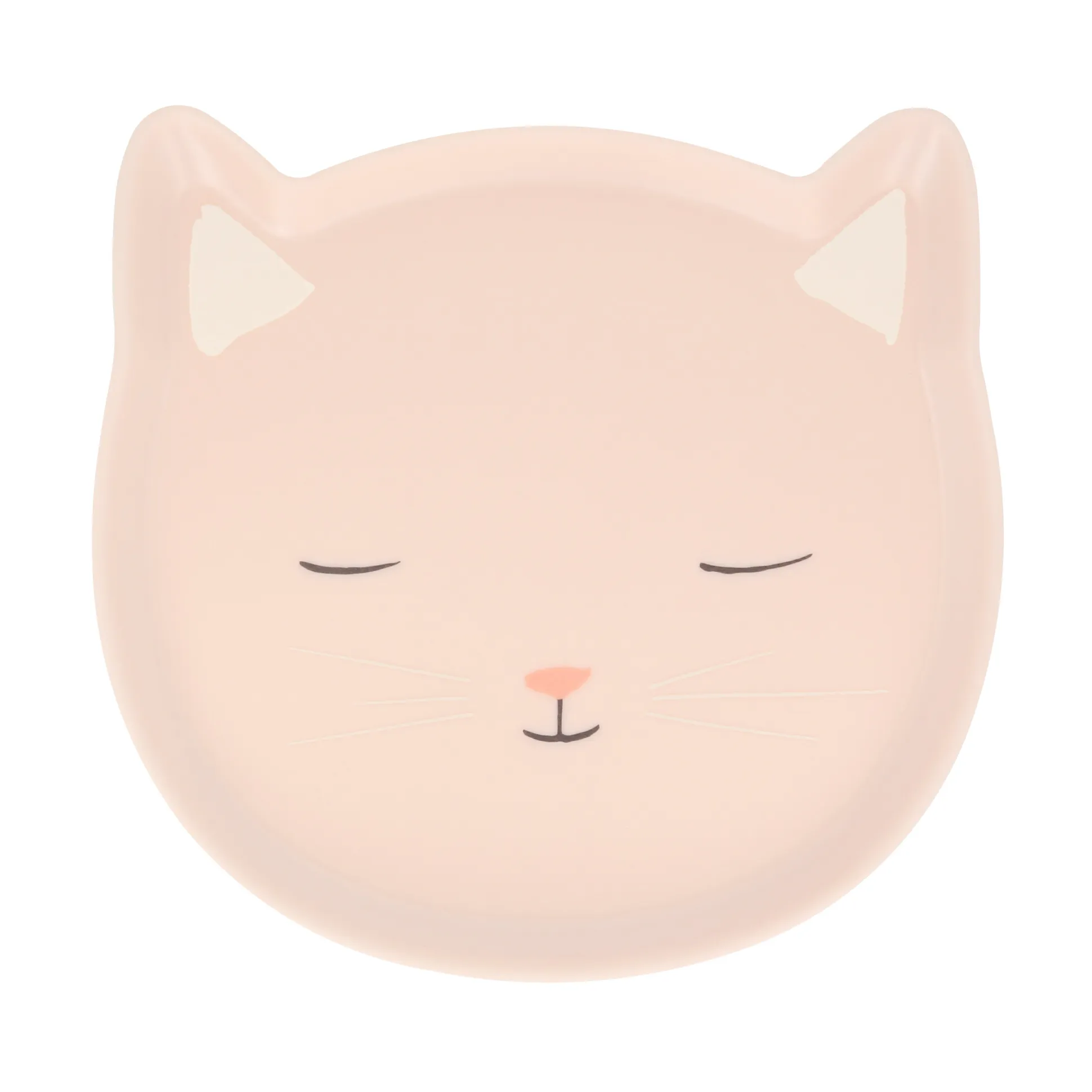 Reusable Pink Cat Plate