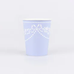 Rococo Blue Cups, Set of 8