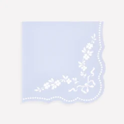 Rococo Blue Large Napkins, Set of 16