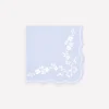 Rococo Blue Small Napkins, Set of 16