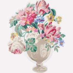 Rococo Floral Vase Plates