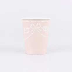 Rococo Pink Cups, Set of 8