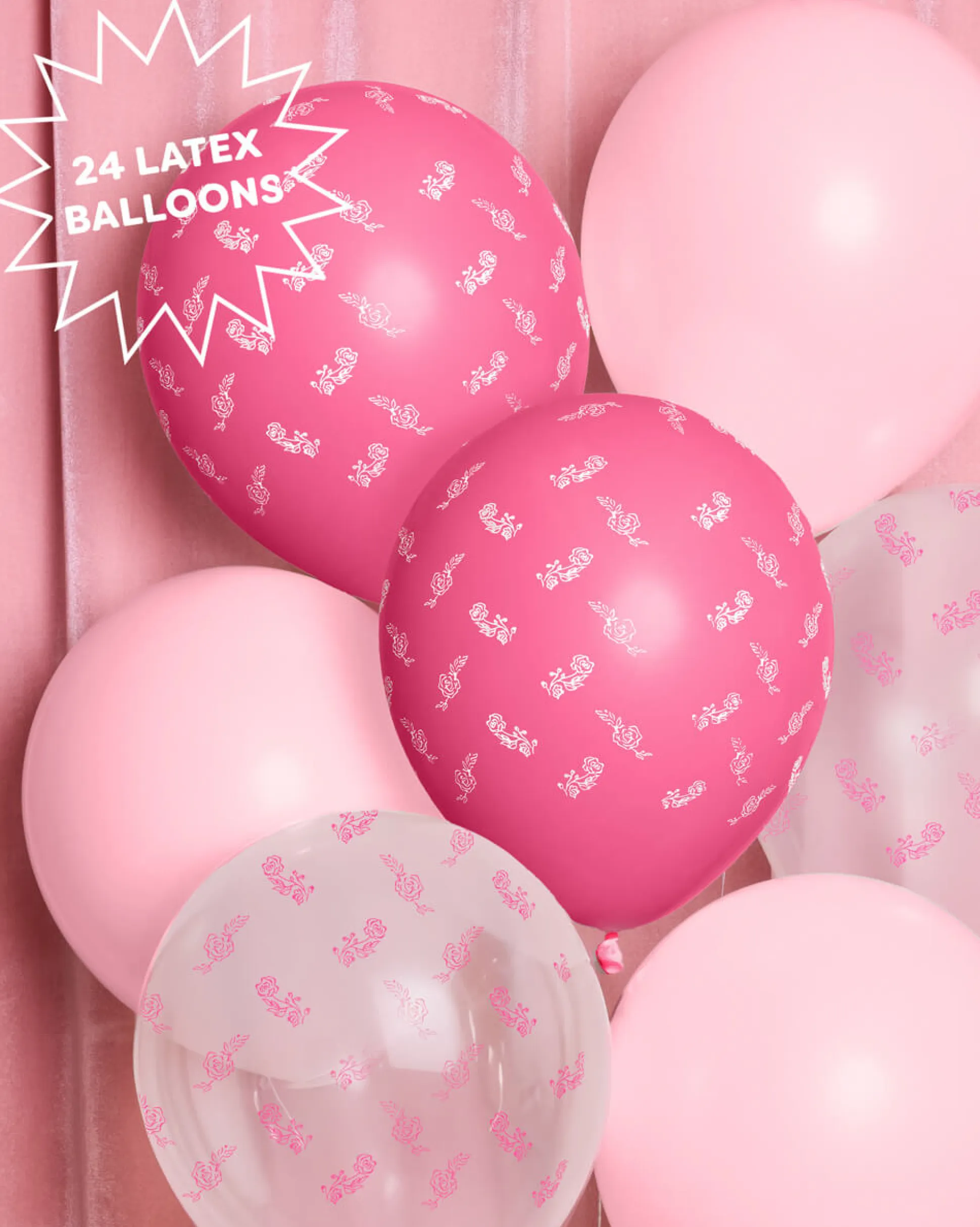 Romance Balloon Pack - 24 latex balloons