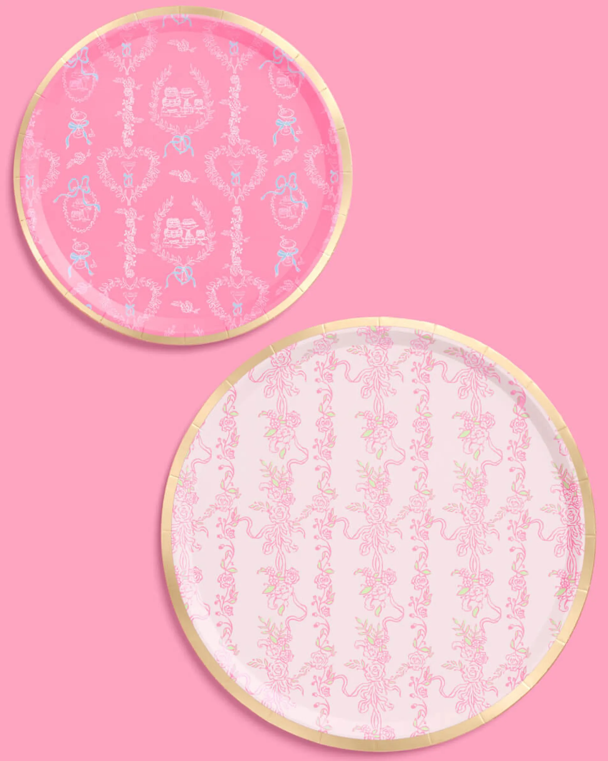 Romance Plates - 32 paper plates, 2 sizes