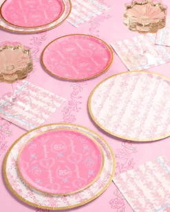 Romance Plates - 32 paper plates, 2 sizes