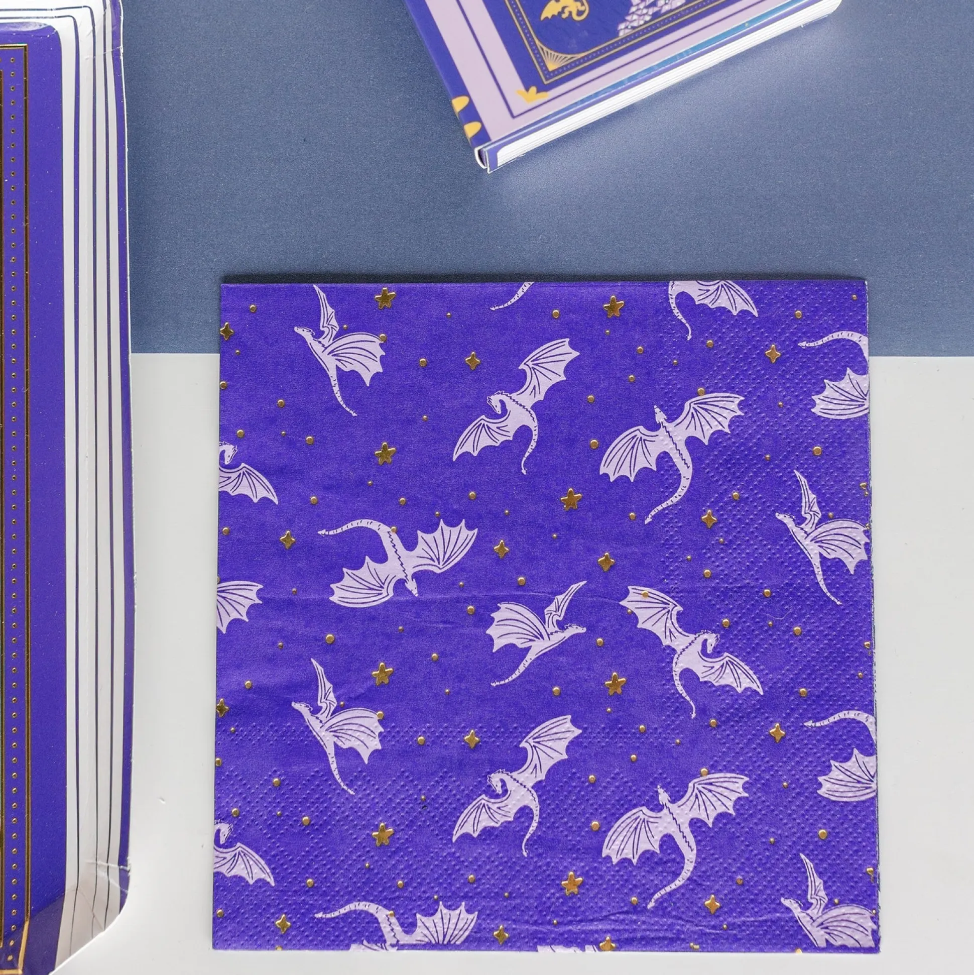 Romantasy Dragon Themed Large Napkins