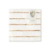 Rose Gold Frenchie Striped Petite Napkins, Pack of 16
