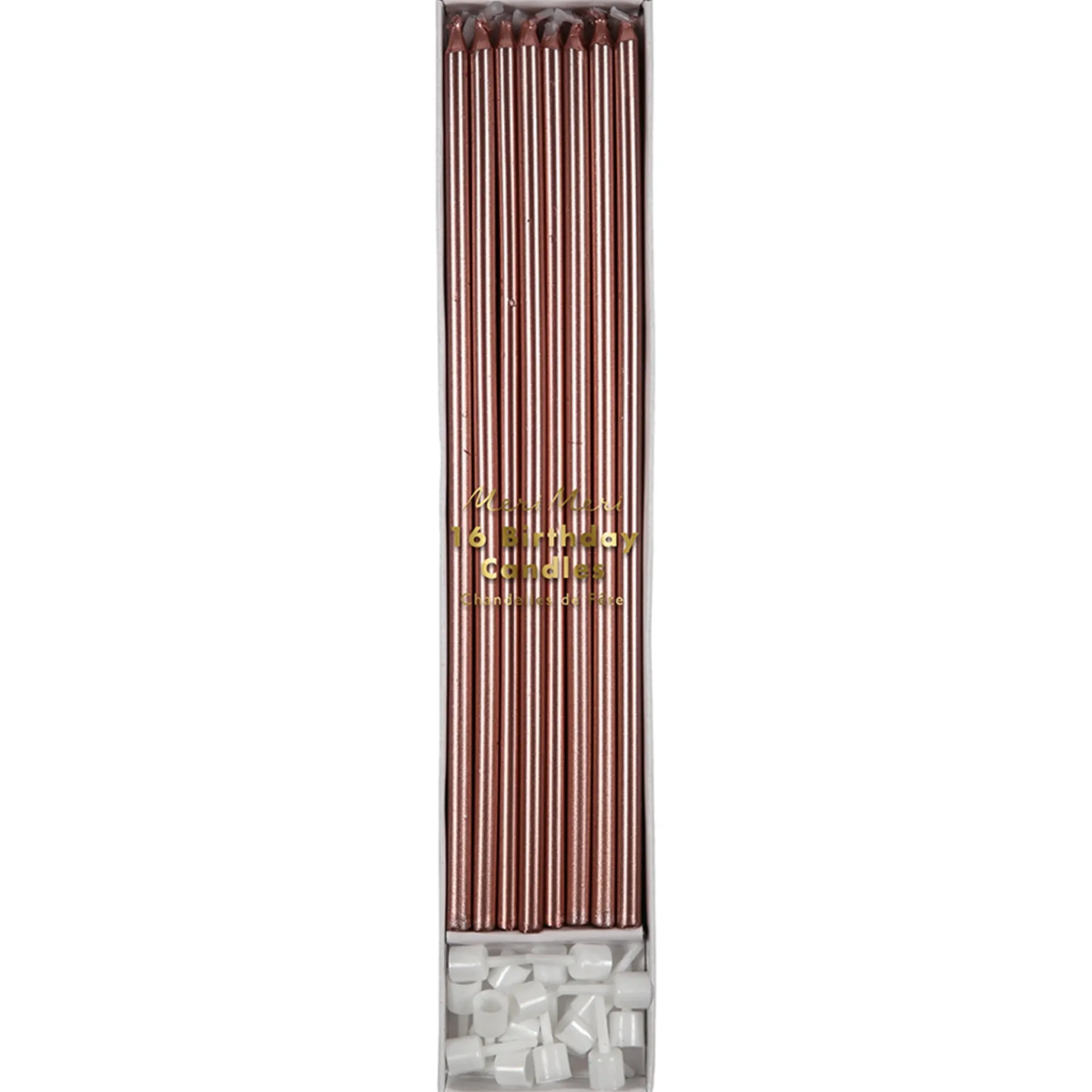 Rose Gold Long Candles